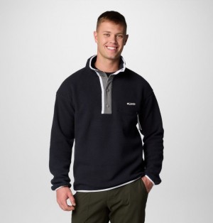 Columbia Helvetia™ Streetwear Men Fleece Black | 21433806