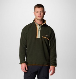 Columbia Helvetia™ Streetwear Men Fleece Green | 34315064