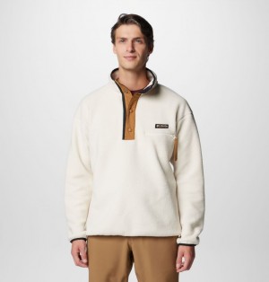 Columbia Helvetia™ Streetwear Men Fleece White | 59740874