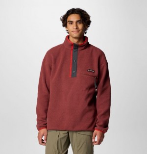 Columbia Helvetia™ Streetwear Men Fleece Red | 16518350