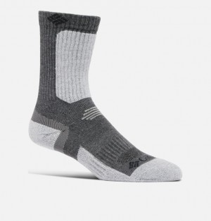 Columbia Hike Crew Lightweight Hiking Men Socks Grey | 66877183