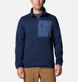 Columbia Hike™ II Technical Half Zip Men Fleece Navy | 44444598