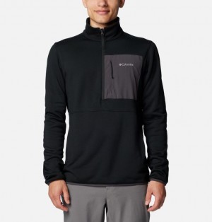 Columbia Hike™ II Technical Half Zip Men Fleece Black | 43804333