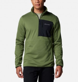 Columbia Hike™ II Technical Half Zip Men Fleece Green | 51958486