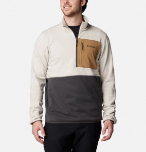Columbia Hike™ II Technical Half Zip Men Fleece White | 97198088
