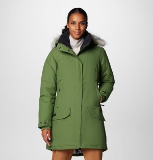 Columbia Icelandite™ TurboDown™ II Waterproof Insulated Women Parka Green | 46212692