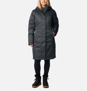 Columbia Juniper Ridge™ II Waterproof Down Women Parka Black | 44028635