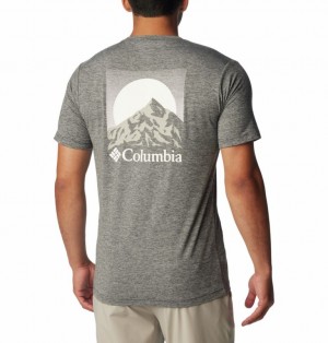 Columbia Kwick Hike™ Technical Graphic Men T Shirts Black | 17996861