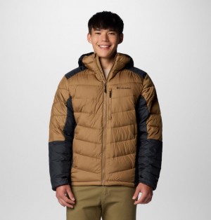 Columbia Labyrinth Loop™ II Insulated Hooded Men Puffer Jacket Brown | 56379956