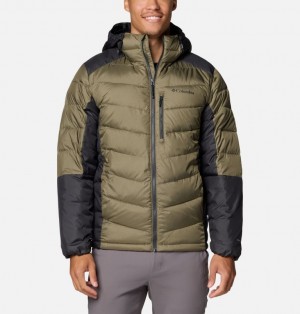 Columbia Labyrinth Loop™ II Insulated Hooded Men Puffer Jacket Green | 88670097