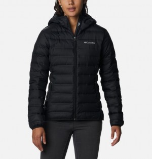 Columbia Lake 22™ II Down Hooded Women Puffer Jacket Black | 81758856