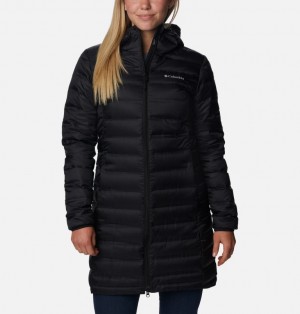 Columbia Lake 22™ II Down Long Hooded Women Puffer Jacket Black | 6722312