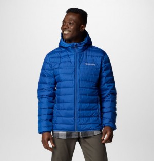 Columbia Lake 22™ II Hooded Men Puffer Jacket Blue | 19944190