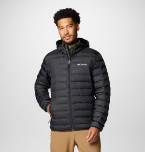 Columbia Lake 22™ II Hooded Men Puffer Jacket Black | 88157438
