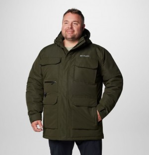 Columbia Landroamer™ II Waterproof Hooded Extended Size Men Parka Green | 91766789