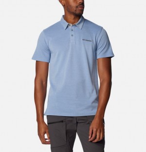 Columbia Nelson Point™ Men Polo Shirts Blue | 56452648