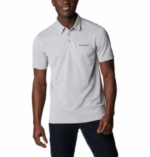 Columbia Nelson Point™ Men Polo Shirts Grey | 1183418