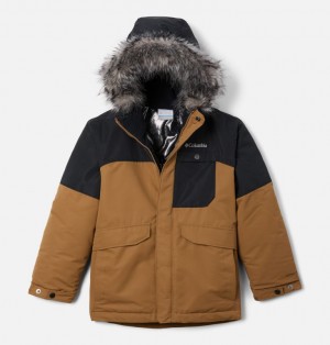 Columbia Nordic Strider™ II Waterproof Boys's Parka Black | 503855