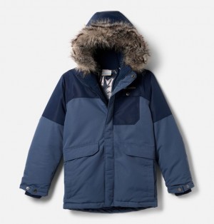 Columbia Nordic Strider™ II Waterproof Boys's Parka Navy | 15457577