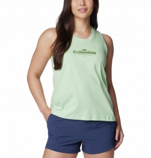 Columbia North Cascades™ Casual Graphic Women Tank Top Green | 86952332
