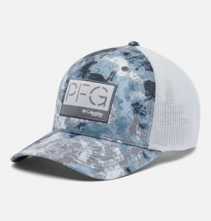 Columbia PFG Camo Mesh™ Ball Men Caps Grey | 56186594