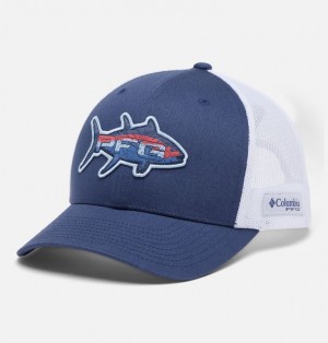 Columbia PFG Patch™ Mesh Snap Back Men Caps Navy | 9291054