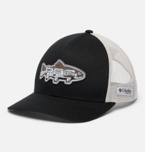 Columbia PFG Patch™ Mesh Snap Back Women Caps Black | 53845849