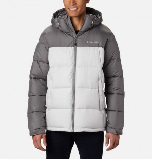 Columbia Pike Lake™ Hooded Men Puffer Jacket Grey | 62543470