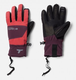 Columbia PowBound™ Waterproof Ski Women Gloves Red | 35095571