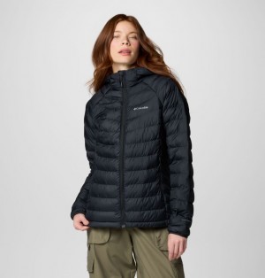 Columbia Powder Lite™ II Hooded Insulated Women Puffer Jacket Black | 70441165