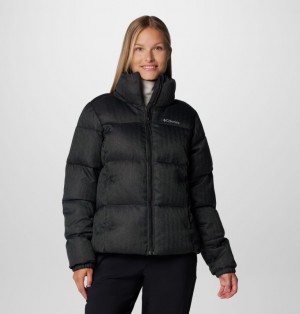 Columbia Puffect™ Herringbone Women Puffer Jacket Black | 5932202