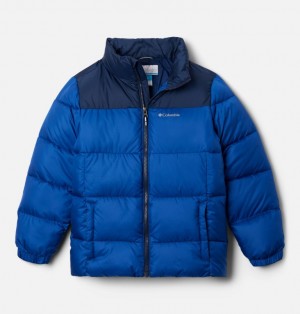 Columbia Puffect™ II Boys's Puffer Jacket Blue | 92796540