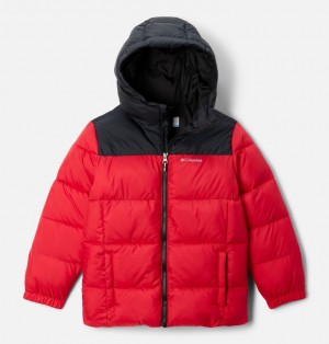 Columbia Puffect™ II Hooded Boys's Jackets Red | 28363695