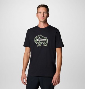 Columbia Rockaway River™ Outdoor Men T Shirts Black | 94878282