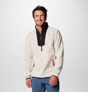Columbia Sequoia Grove™ Half Zip Men Fleece White | 28138706