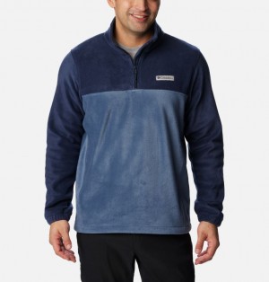 Columbia Steens Mountain™ Half Zip Men Fleece Navy | 81417235
