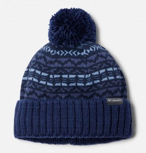 Columbia Sweater Weather™ Pom Men Beanie Navy | 72171220