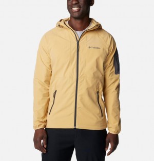 Columbia Tall Heights™ Hooded Softshell Men Softshell Jackets Yellow | 34242293