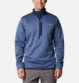 Columbia Tech™ Half Zip Men Fleece Jackets Navy | 9343458