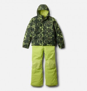 Columbia Toddlers' Buga™ II Waterproof Snow Boys's Sets Green | 67603549