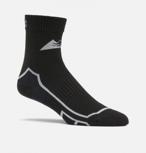 Columbia Trail Run Light-Weight Wool Low Cut Women Socks Black | 12473835