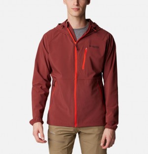 Columbia Triple Canyon™ Softshell Hiking Men Softshell Jackets Red | 34520002