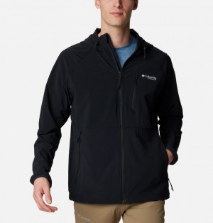 Columbia Triple Canyon™ Softshell Hiking Men Softshell Jackets Black | 14450536