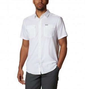 Columbia Utilizer™ II Solid Short Sleeve Men Shirts White | 43923751