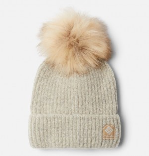 Columbia Winter Blur™ Pom Men Beanie White | 1524856