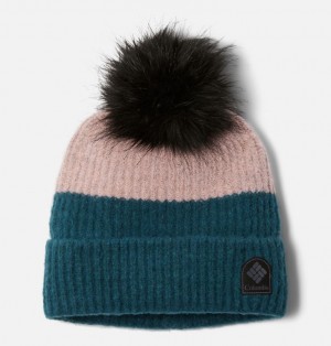 Columbia Winter Blur™ Pom Pom Women Beanie Green | 9026576